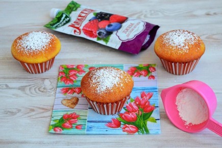 Апельсиновые кексы с джемом: идеальное угощение для холодных дней