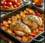 Сочетаем вкус и здоровье: куриная грудка с овощами в духовке