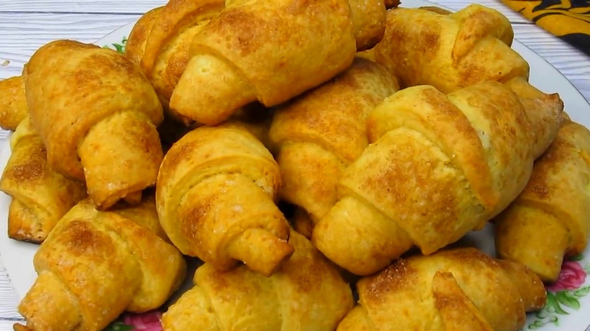 Нежные творожные рогалики, которые удивят всех