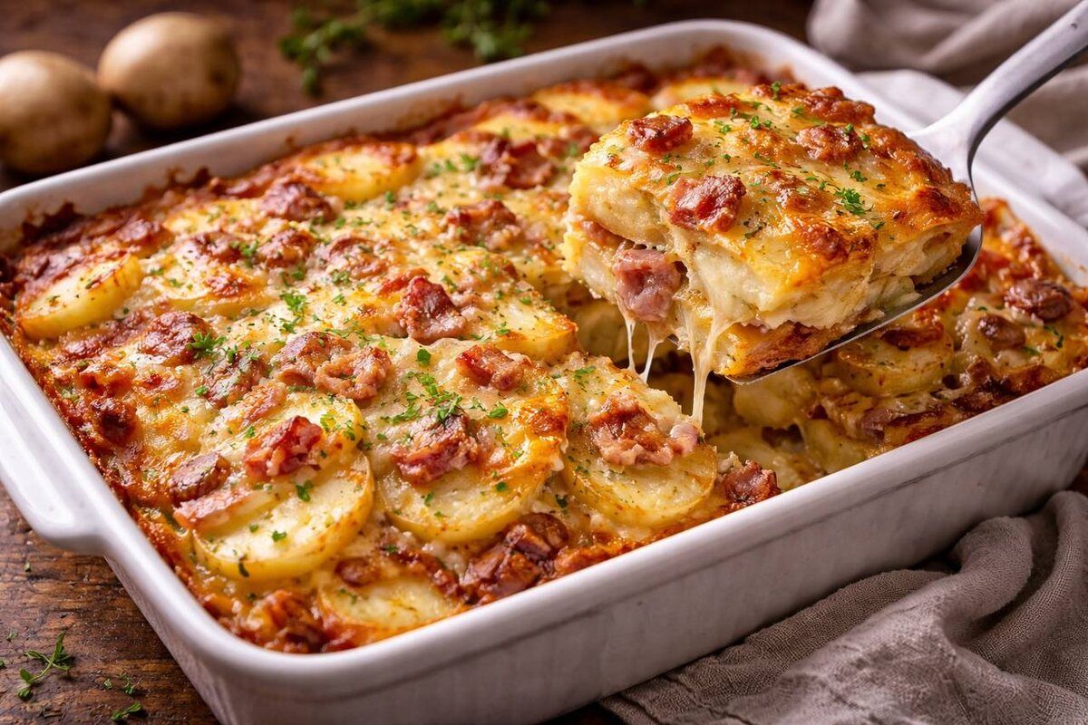 Домашняя картофельная запеканка: сытно и бесподобно вкусно
