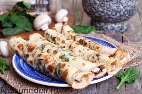 Как приготовить вкусные блинчики на пиве с грибами