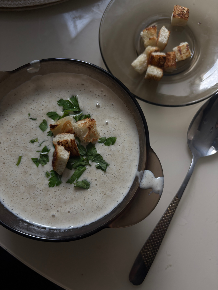 Вкусный грибной крем-суп: быстрый и легкий рецепт