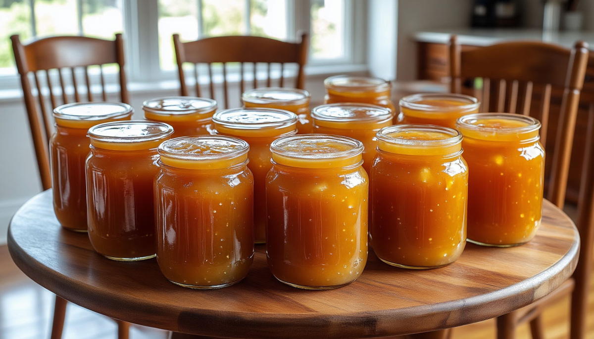 Густое яблочное повидло