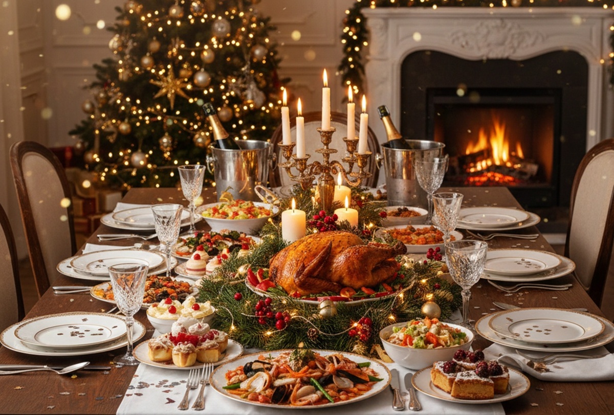 Праздничные угощения 2026 года: как создать стол под знаком Красной Лошади