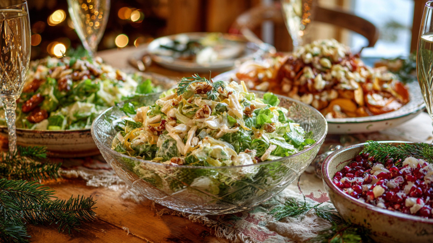 Бюджетные новогодние салаты: вкусные идеи без лишних затрат