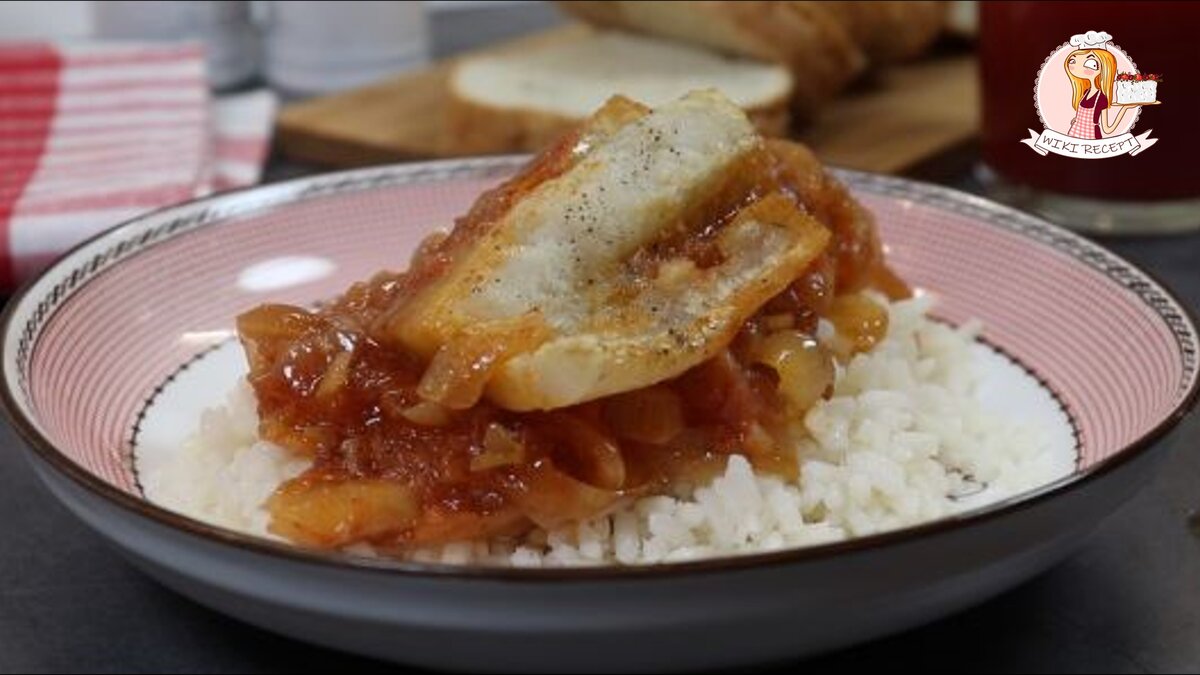 Летняя вкусняшка: филе минтая с карамелизованным луком