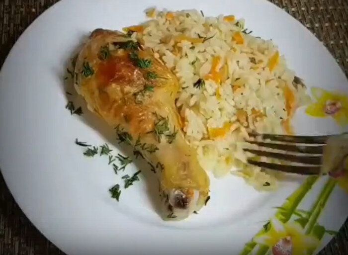 Идеальное сочетание: рис с курочкой для гурманов