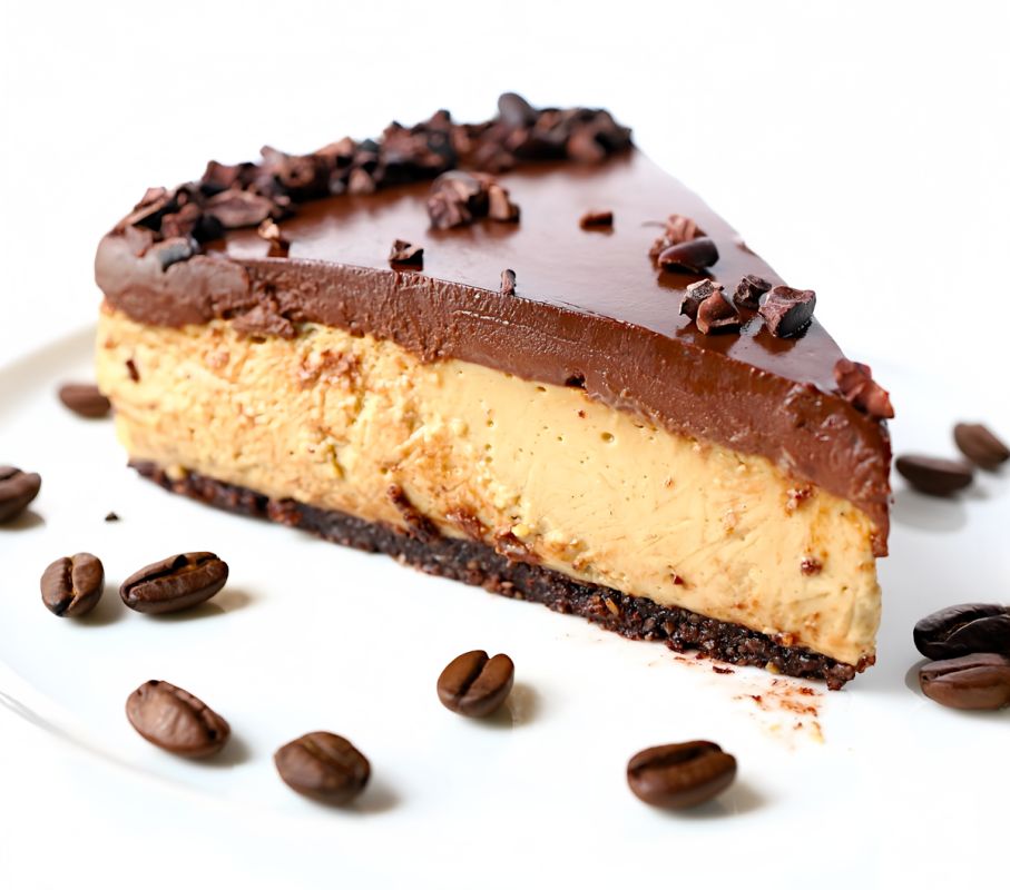 Протеиновый кофейный ПП чизкейк без выпечки и сахара