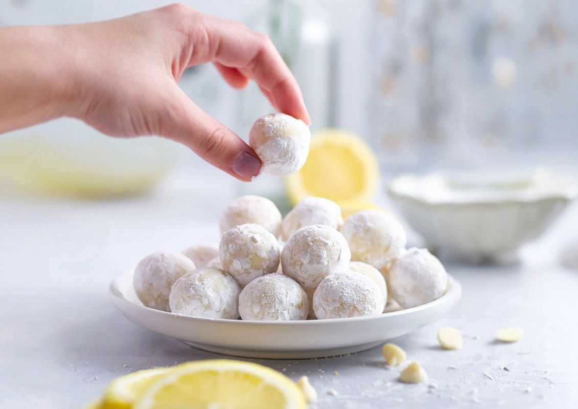 Вкусные лимонные трюфели без сахара всего за четыре ингредиента