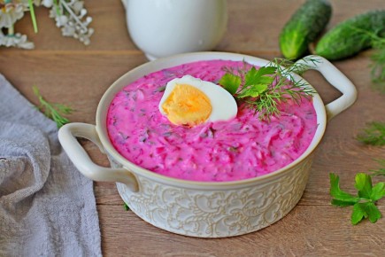 Холодник на кефире: освежающий суп для жаркого лета