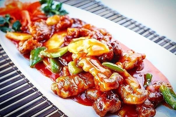 Курица в кисло-сладком соусе