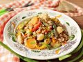 Сытный ужин с сезонными овощами и гречкой для всей семьи